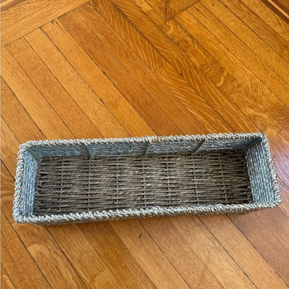 Pottery Barn Kids Silver Rope Caddy - Picture 2 of 4